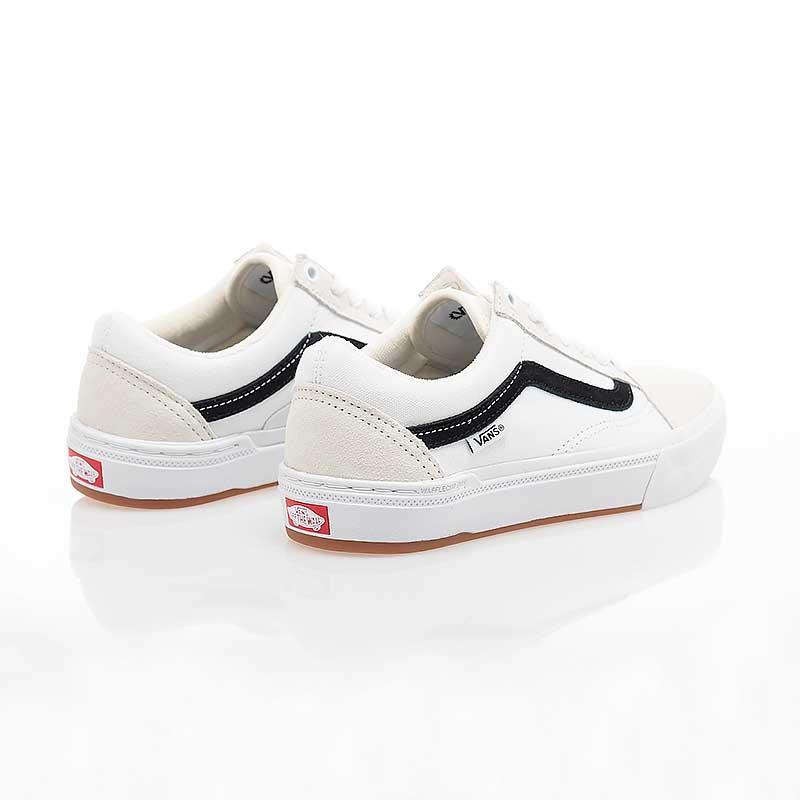 [unclev1966] Vans BMX Old Skool 白底黑線 簡約 日韓系 軟墊 止滑 滑板鞋 男女款-細節圖3