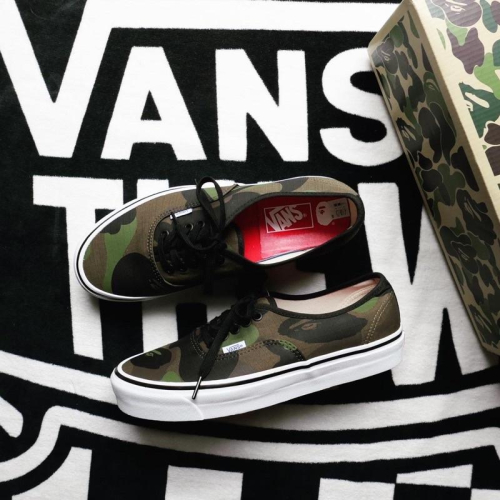 [unclev1966] 代購 VANS X BAPE® AUTHENTIC / SK8-HI DX 聯名 迷彩 猿人