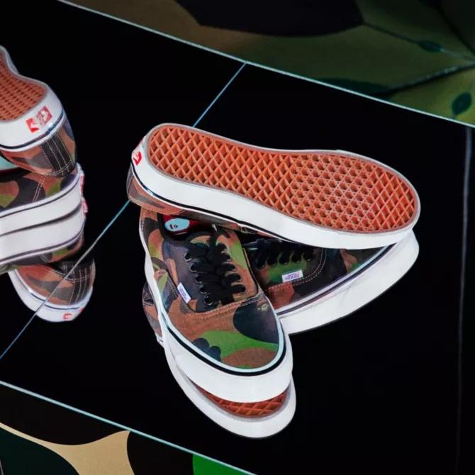 [unclev1966] 代購 VANS X BAPE® AUTHENTIC / SK8-HI DX 聯名 迷彩 猿人-細節圖4