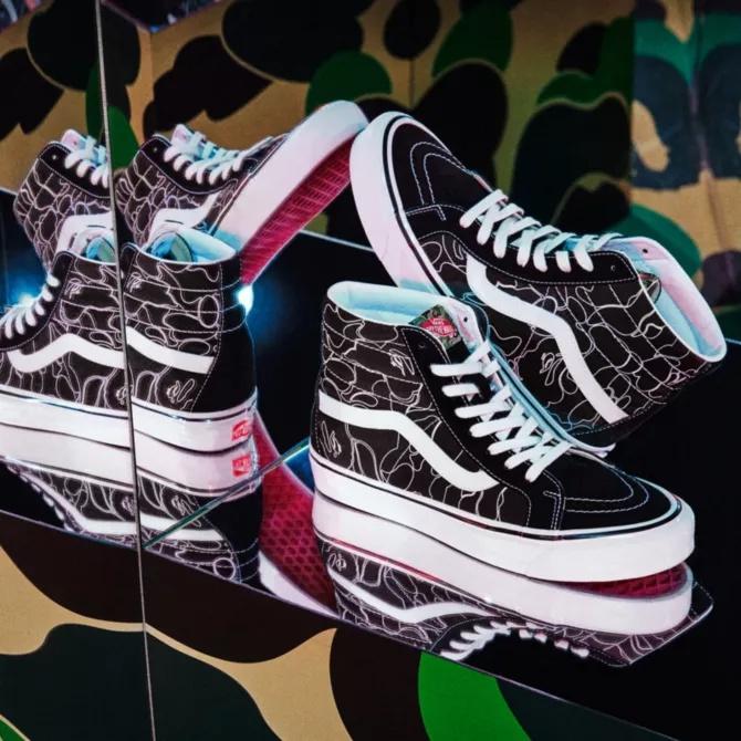 [unclev1966] 代購 VANS X BAPE® AUTHENTIC / SK8-HI DX 聯名 迷彩 猿人-細節圖5