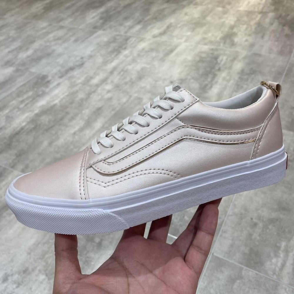 [unclev1966] Vans Old Skool 粉/金/銀 閃亮 拉環 亮粉 繽紛 女生限定-細節圖3