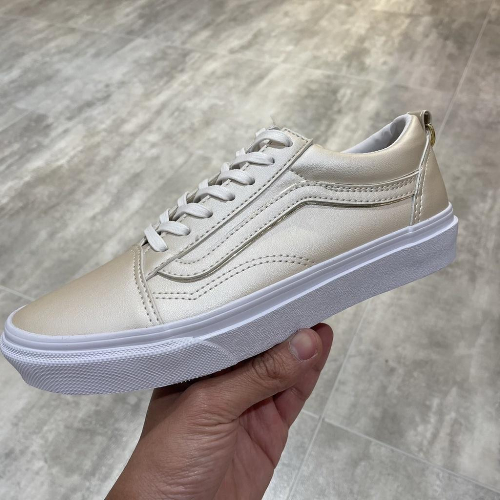 [unclev1966] Vans Old Skool 粉/金/銀 閃亮 拉環 亮粉 繽紛 女生限定-細節圖4
