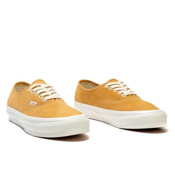 [unclev1966] 代購 Vans Vault Og Authentic Lx 23SS 芥末黃 麂皮 百搭 滑板-細節圖5