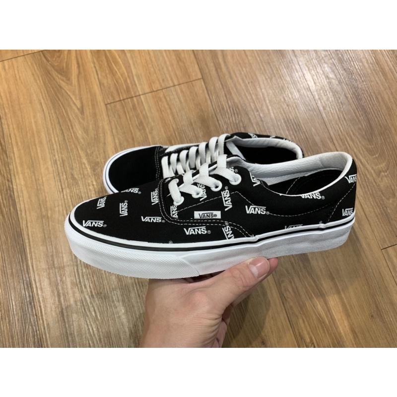[unclev1966] Vans Old Skool / Era 老學校 黑色 滿版Logo 基本款 男女-細節圖3