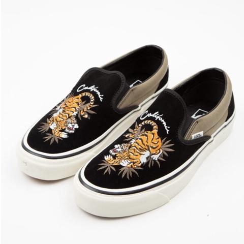 [unclev1966] 代購 Vans Slip-on 98 Dx 安納海姆 老虎 刺繡 日系 虎年 男女款-細節圖4