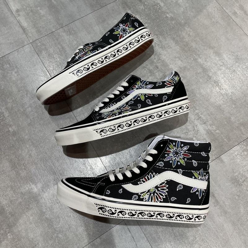 [unclev1966] Vans Authentic/Old Skool/Sk8-hi DX 安納海姆 印花圖騰 黑色-細節圖2