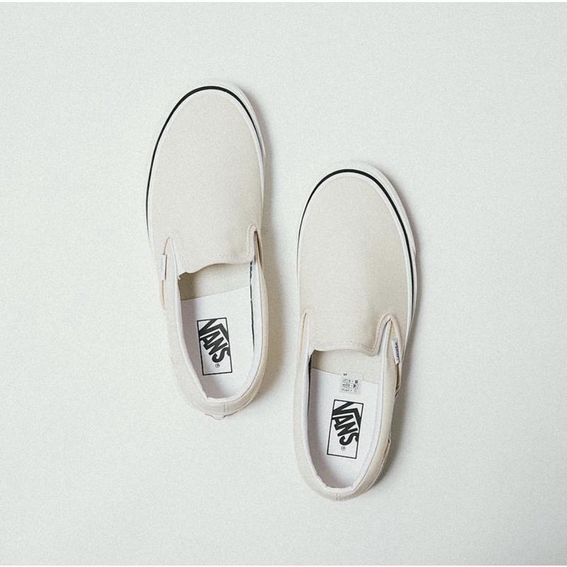 [unclev1966] 代購 Vans Slip-on 98 DX 安納海姆 米白 黑線 日韓系 懶人鞋 軟墊 帆布-細節圖3