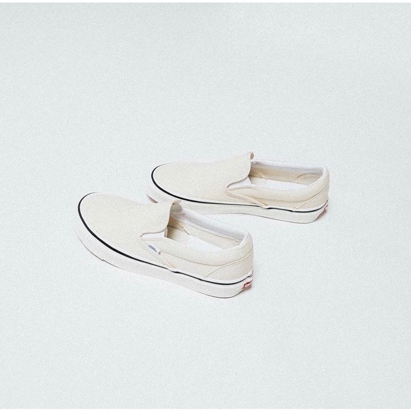 [unclev1966] 代購 Vans Slip-on 98 DX 安納海姆 米白 黑線 日韓系 懶人鞋 軟墊 帆布-細節圖4