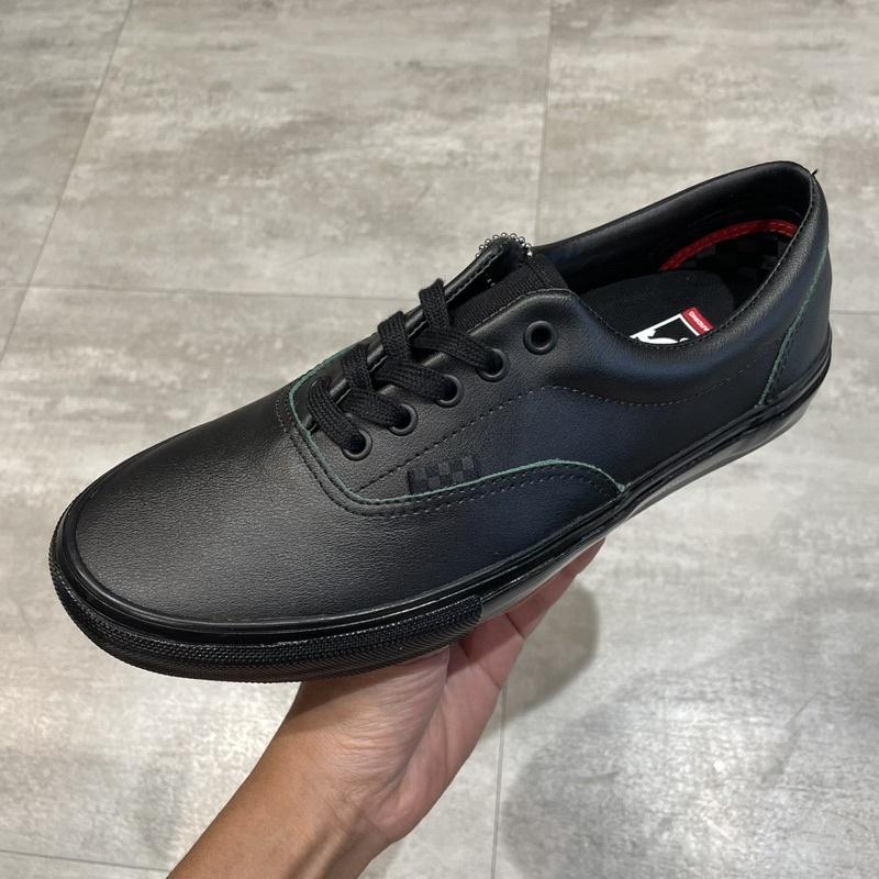 [unclev1966] Vans Era skate Pro 黑魂 黑武士 皮革 耐髒 緩震軟墊 百搭神器 男女款-細節圖2