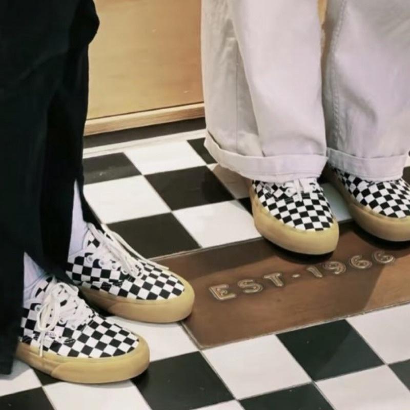 [unclev1966] 現貨Vans Authentic checkerboard 棋盤格 深膠 日韓 男女款-細節圖2