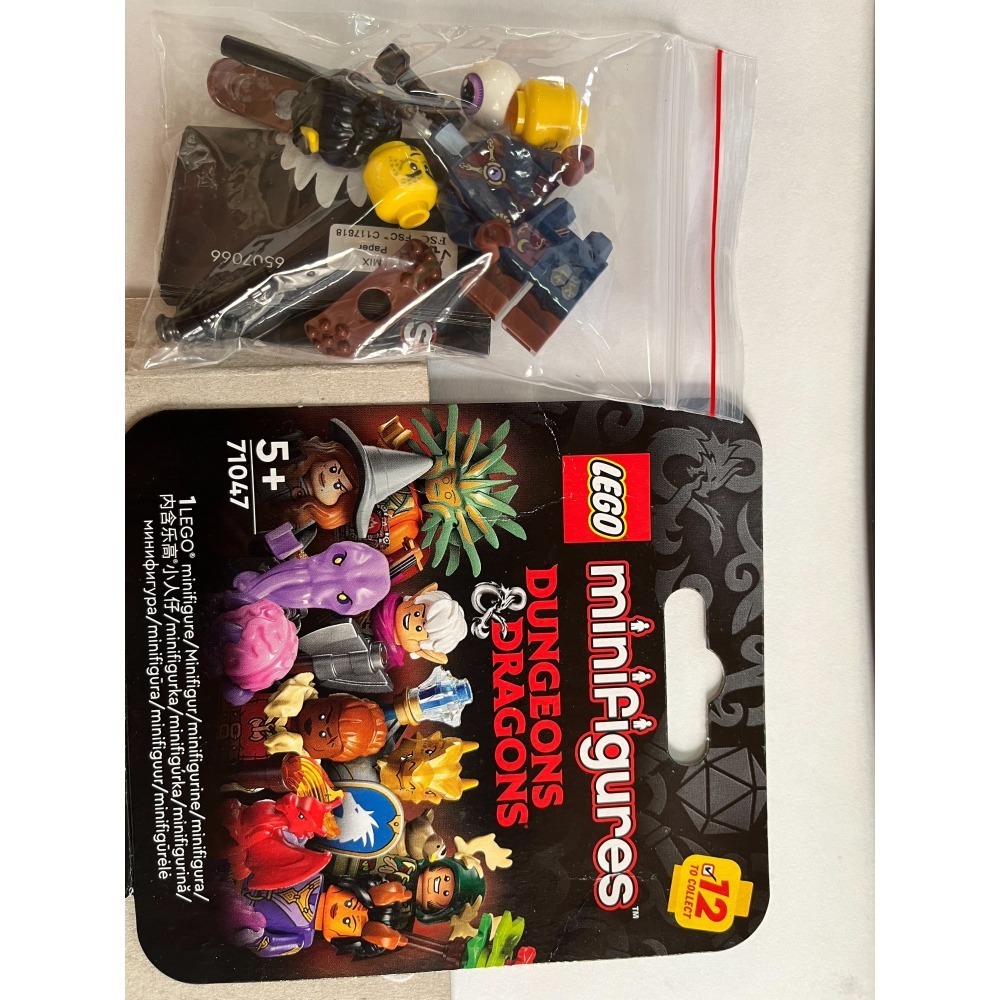 【全新樂高】LEGO 71047 龍與地下城人偶抽抽包 2號 吉斯術士 Gith Warlock-規格圖1