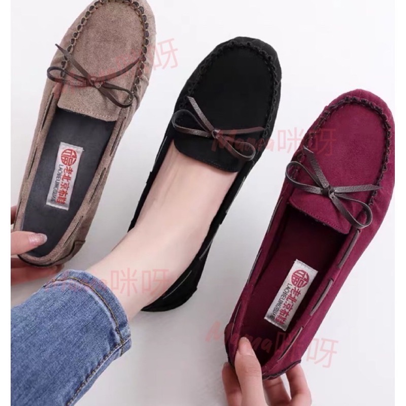 Mama咪呀～平底鞋.包鞋.菱格鞋.蝴蝶結.百搭.豆豆鞋.平底鞋.休閒鞋.學生.淺口.套腳鞋.懶人鞋.休閒女鞋.四季鞋.-細節圖2