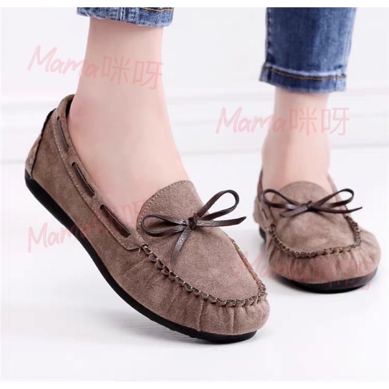 Mama咪呀～平底鞋.包鞋.菱格鞋.蝴蝶結.百搭.豆豆鞋.平底鞋.休閒鞋.學生.淺口.套腳鞋.懶人鞋.休閒女鞋.四季鞋.-細節圖3