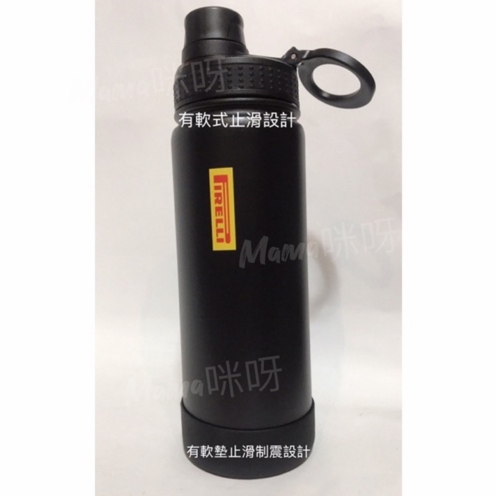 Mama咪呀～生活工廠·PIRELLI義大利🇮🇹倍耐力不鏽鋼運動瓶.316不銹鋼真空廣口瓶.保溫瓶.保冰瓶.環保瓶-細節圖4