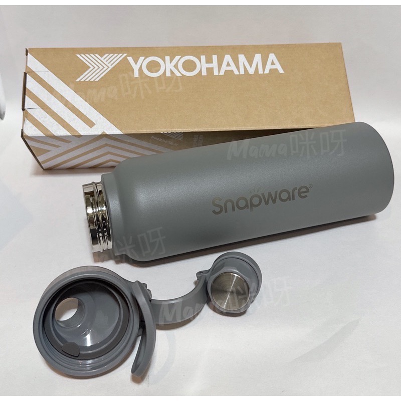 Mama咪呀～YOKOHAMA 康寧餐具SNAPWARE.304不鏽鋼.保溫.保冰.運動瓶.不鏽鋼真空運動瓶.真空旋蓋廣-細節圖3