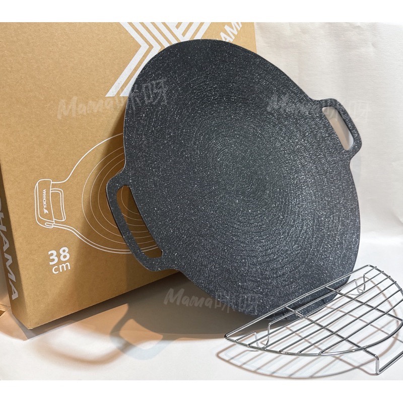 Mama咪呀～YOKOHAMA橫濱日本🇯🇵.北歐煎烤盤.不沾鍋烤盤.烤盤.炒盤.圓烤盤.露營烤盤.戶外烤盤.露營烤肉.韓式-細節圖2