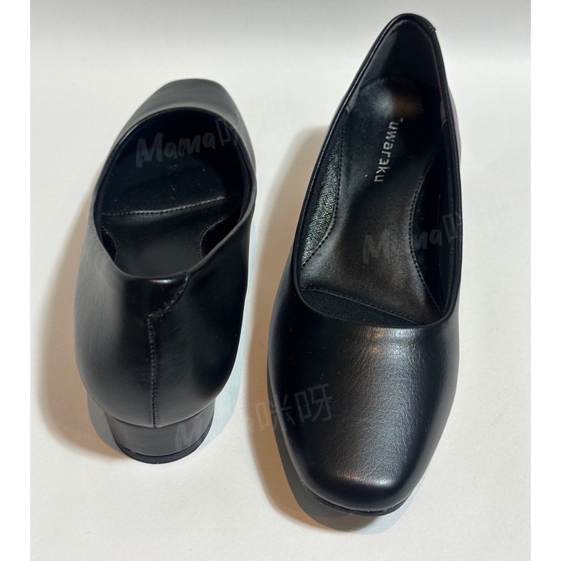 Mama咪呀～Fuwara淑女鞋.上班鞋.高跟鞋.包鞋.低跟鞋.OL.小資女必備.面試.久站舒適.彈性.皮革.輕便.文青-細節圖3