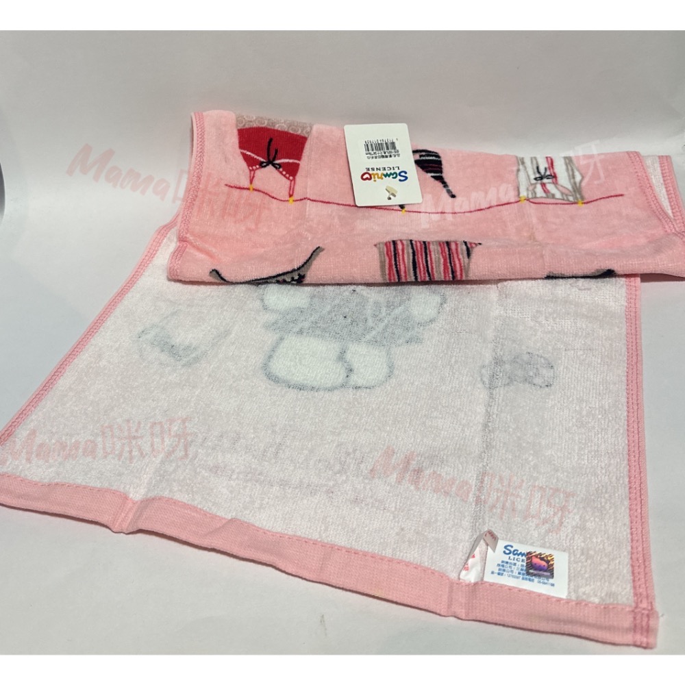 Mama咪呀~ Hello Kitty毛巾.KT貓毛巾.凱蒂貓印花毛巾.汗巾.健身房.擦汗.吸汗巾.MLB.三麗鷗.授權-細節圖2