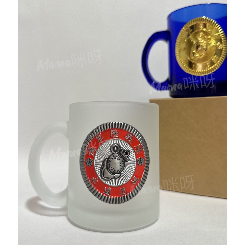 Mama咪呀～中華民國海軍陸戰隊紀念杯.創校78週年紀念版.馬克杯.燙金.鍍金.國軍魂.永遠忠誠.三軍.紀念杯.超酷帥.-規格圖3