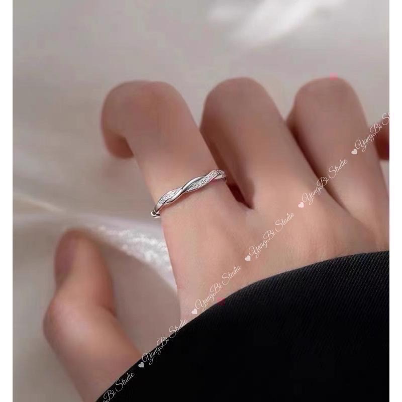 𝓨𝓪𝓷𝓰𝓑𝓲🫧S925純銀｜傾心纏繞捲戒指 Y547-細節圖3
