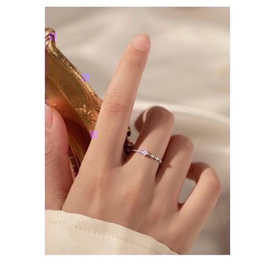 𝓨𝓪𝓷𝓰𝓑𝓲💫現貨免運🇰🇷S925純銀｜每一個細節都漂亮✨金銀兩色.質感細戒 戒指 Y302-細節圖7