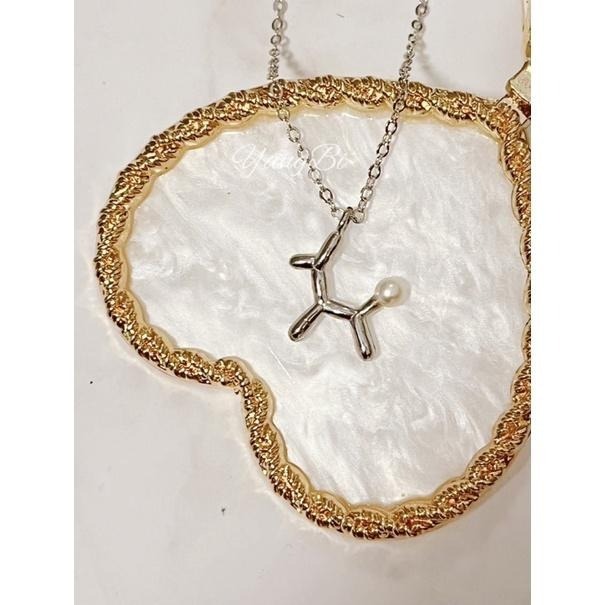 𝓨𝓪𝓷𝓰𝓑𝓲✨925純銀｜實品質感很好.珍珠氣球狗項鍊 Y339-細節圖5