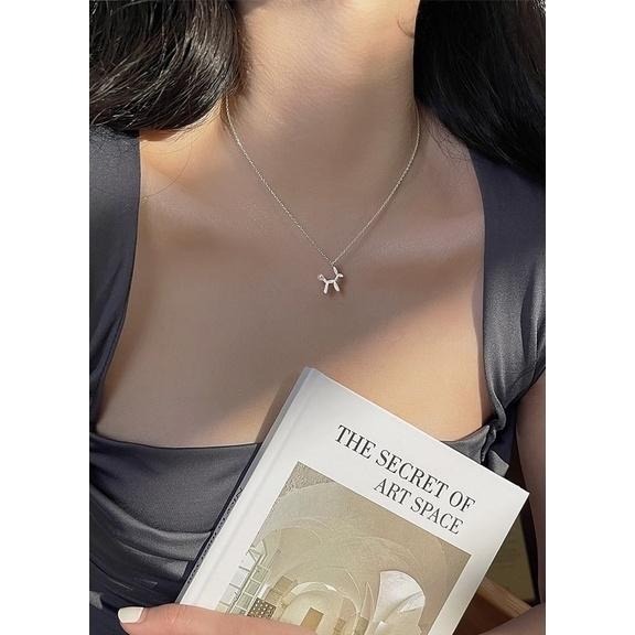 𝓨𝓪𝓷𝓰𝓑𝓲✨925純銀｜實品質感很好.珍珠氣球狗項鍊 Y339-細節圖9