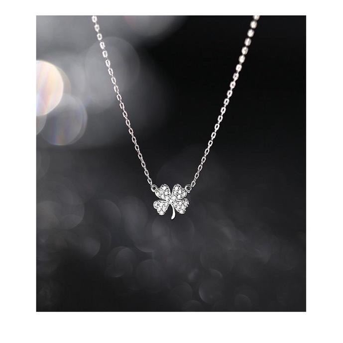 𝓨𝓪𝓷𝓰𝓑𝓲💫免運🍀S925純銀｜精緻幸運草項鍊 Y279-細節圖4