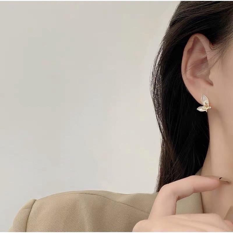 𝓨𝓪𝓷𝓰𝓑𝓲🦋耳夾 耳針皆有｜S925唯美精靈蝴蝶耳環 Y214-細節圖4