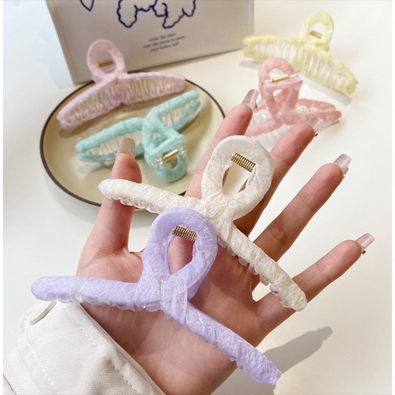 𝓨𝓪𝓷𝓰𝓑𝓲🫧春上新｜小清新歐根紗糖果色抓夾 V164-細節圖5