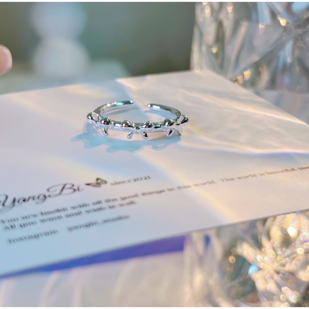 𝓨𝓪𝓷𝓰𝓑𝓲🫧925銀｜環繞蝴蝶結戒指 Y633-細節圖5