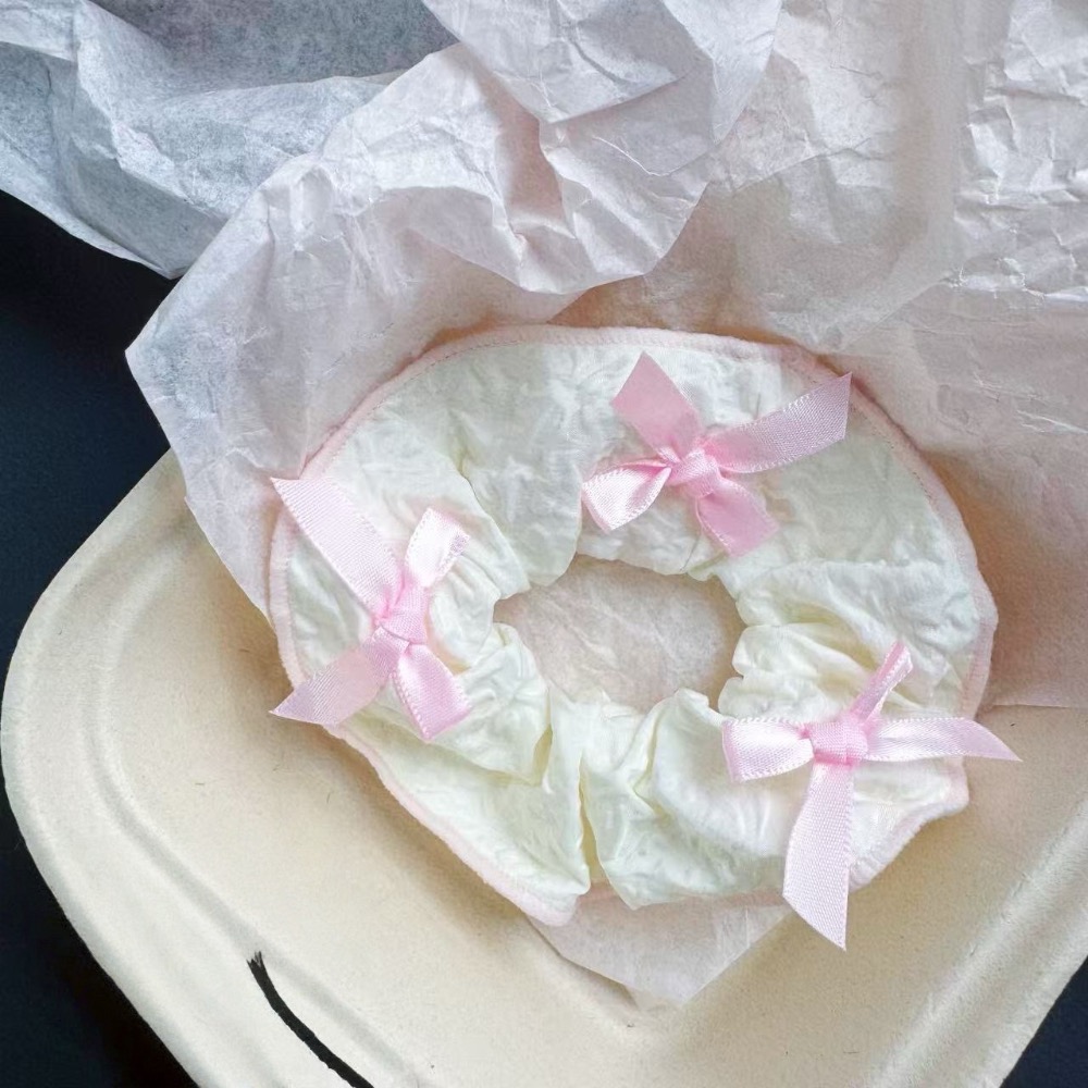 𝓨𝓪𝓷𝓰𝓑𝓲🫧芭蕾絲帶蝴蝶結泡泡皺褶大腸圈 V266-規格圖10