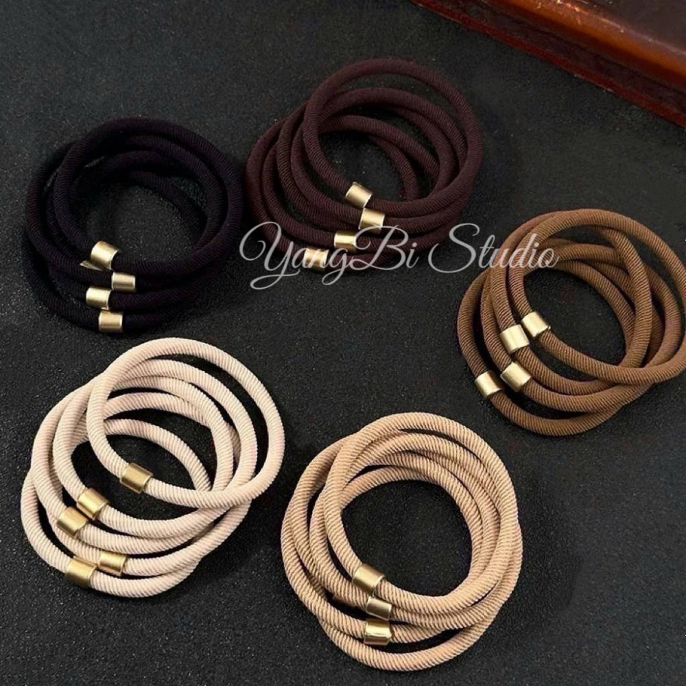 𝓨𝓪𝓷𝓰𝓑𝓲🩰圓扣超彈力 超好綁髮圈皮筋 髮束 馬尾包子頭必備 V330-細節圖3