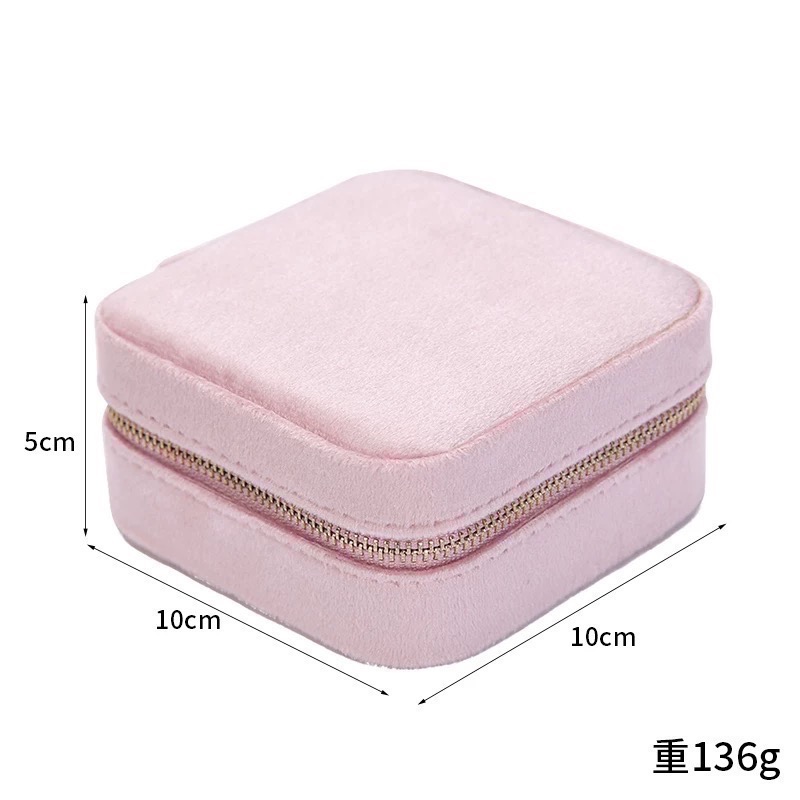 𝓨𝓪𝓷𝓰𝓑𝓲🩰超質感｜帶鏡子精緻絲絨飾品收納盒 便攜式飾品盒 C60-細節圖11