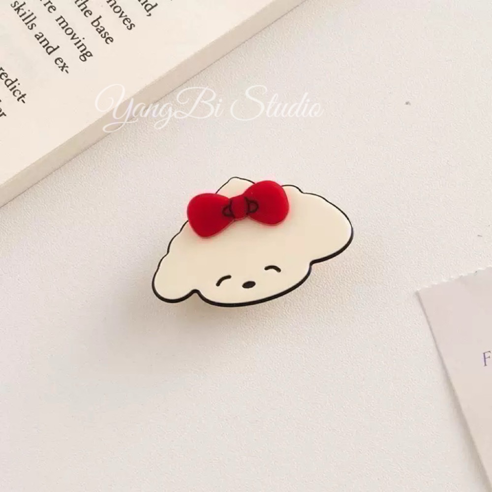 𝓨𝓪𝓷𝓰𝓑𝓲🩰甜美少女可愛蝴蝶結小貓小狗髮夾 鴨嘴夾 V332-細節圖9