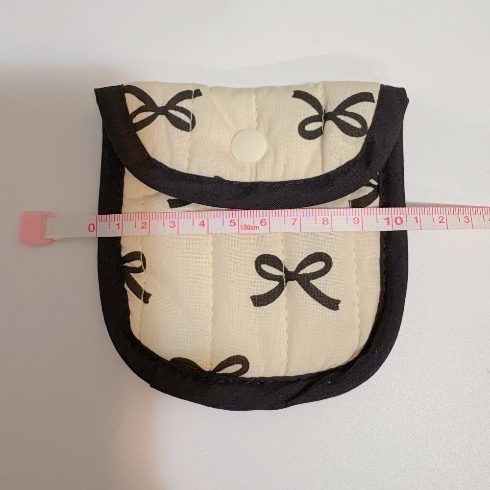 𝓨𝓪𝓷𝓰𝓑𝓲🩰質感佳｜韓版甜美純粹撞色蝴蝶結隨身小錢包 卡包 證件包 收納包 C63-細節圖10