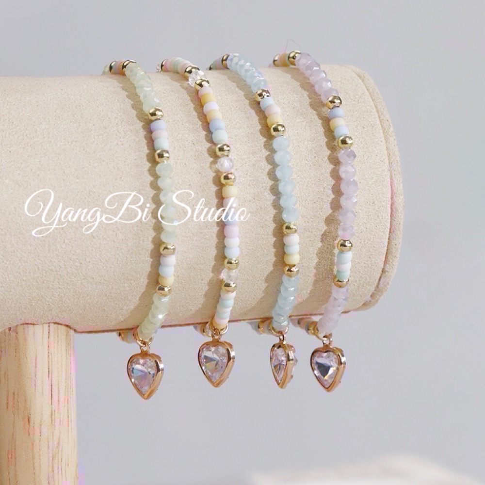 𝓨𝓪𝓷𝓰𝓑𝓲🩰小清新田園晶漾串珠手鍊 閨蜜手鍊 仙女風 Y779-細節圖3