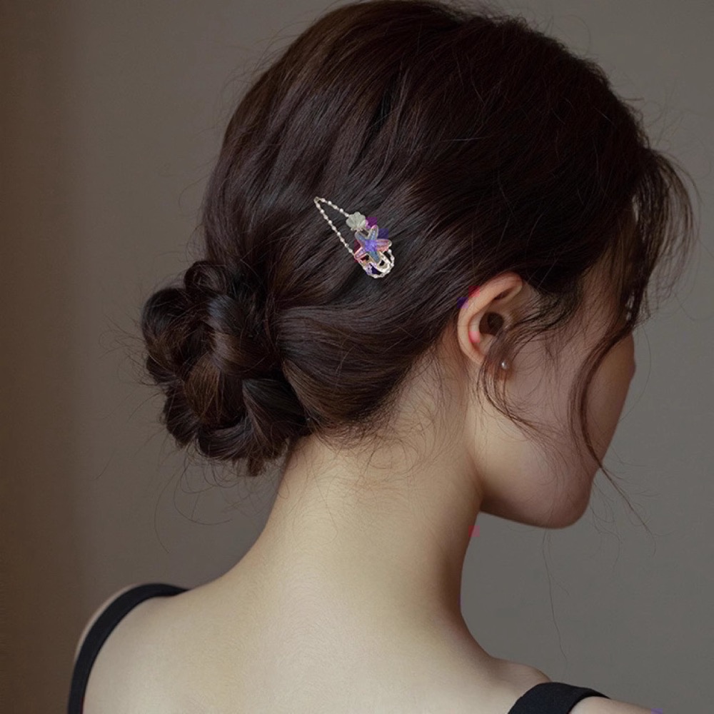 𝓨𝓪𝓷𝓰𝓑𝓲🩰尋海築夢｜貝殼海星仙氣側邊髮夾 瀏海夾 V352-細節圖2