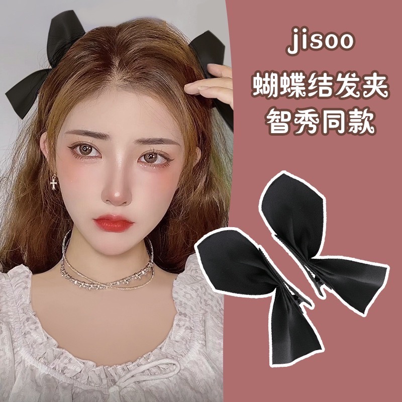 𝓨𝓪𝓷𝓰𝓑𝓲🕊️jisoo同款蝴蝶結立體側邊髮夾 V372-細節圖3