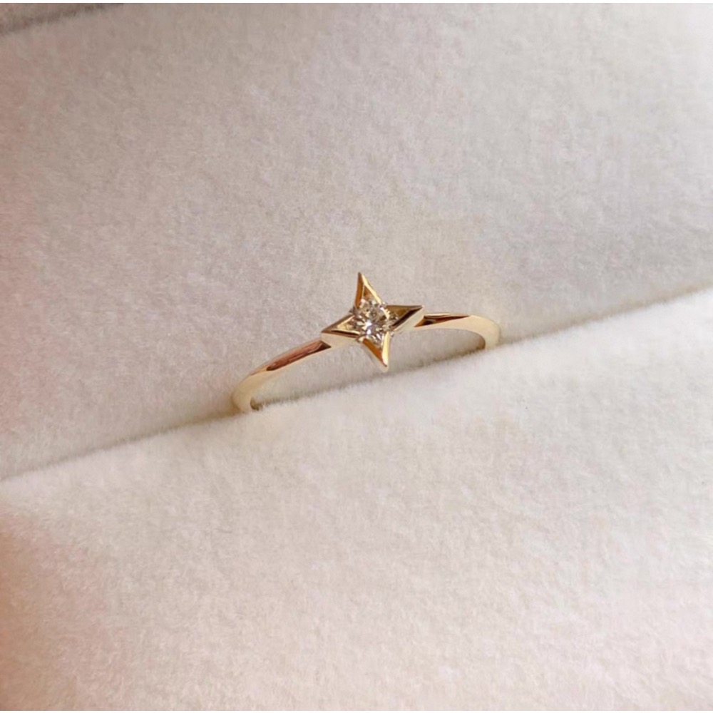 𝓨𝓪𝓷𝓰𝓑𝓲🩰閃耀自身光芒 四芒星戒指 Y787-細節圖2