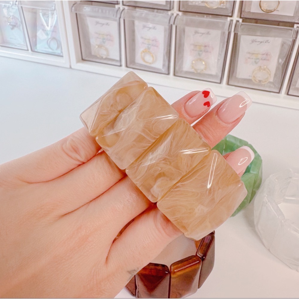 𝓨𝓪𝓷𝓰𝓑𝓲🕊️實品極美｜暈染漾彩彈力造型手鍊 Y795-規格圖11