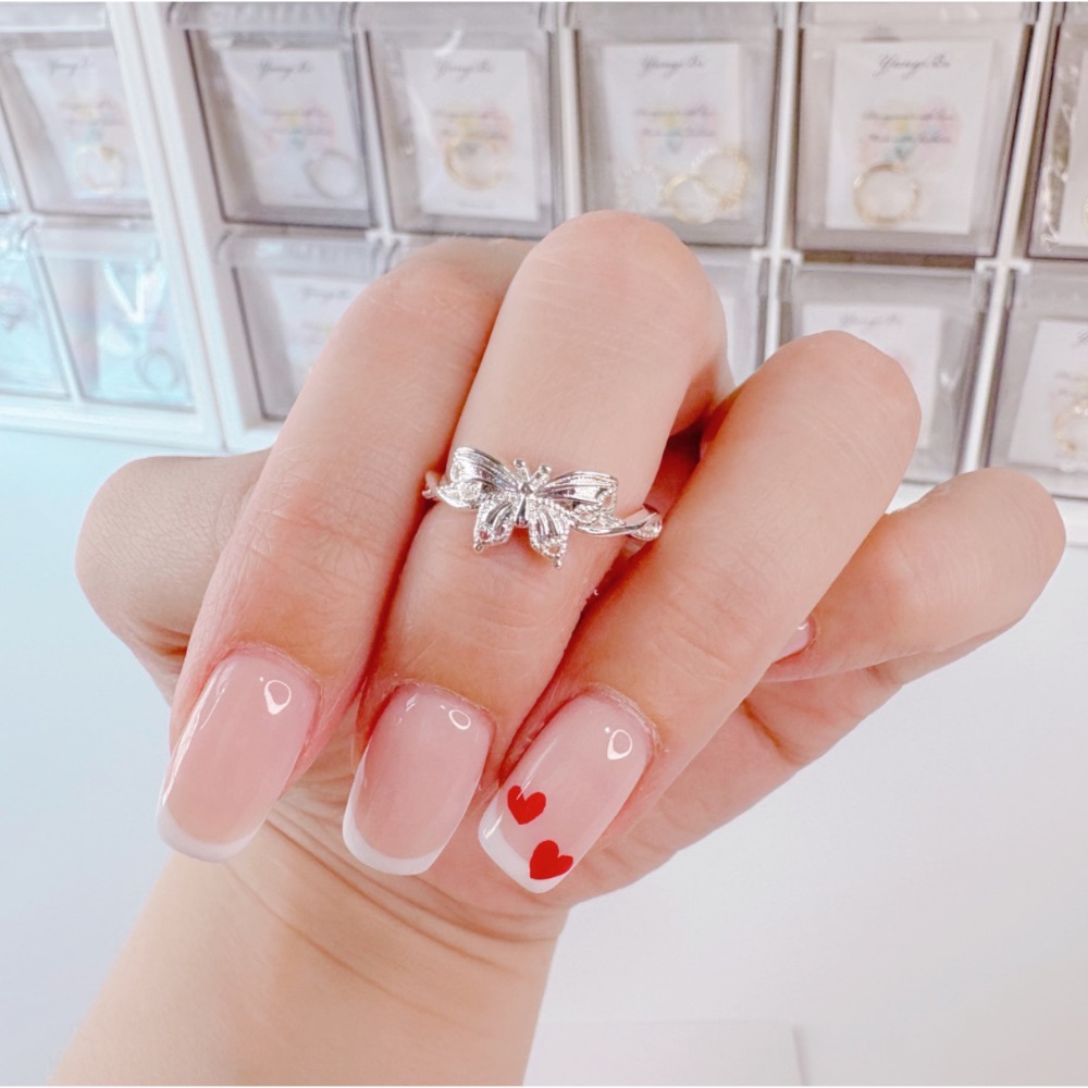 𝓨𝓪𝓷𝓰𝓑𝓲🕊️925銀｜2025新款典雅蝴蝶戒指 Y799-細節圖6