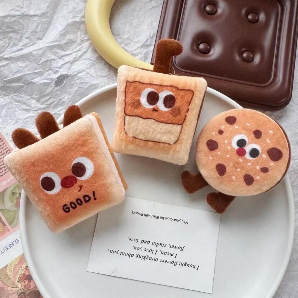 𝓨𝓪𝓷𝓰𝓑𝓲🕊️可愛趣味食物系列髮夾 文件夾 馬尾夾 包子頭 曲奇餅乾 三明治 奶茶 蛋糕 薯條V391-細節圖4