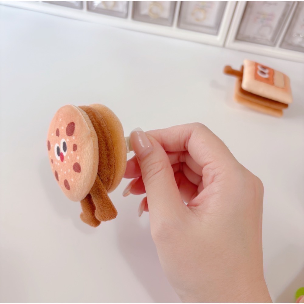 𝓨𝓪𝓷𝓰𝓑𝓲🕊️可愛趣味食物系列髮夾 文件夾 馬尾夾 包子頭 曲奇餅乾 三明治 奶茶 蛋糕 薯條V391-細節圖11