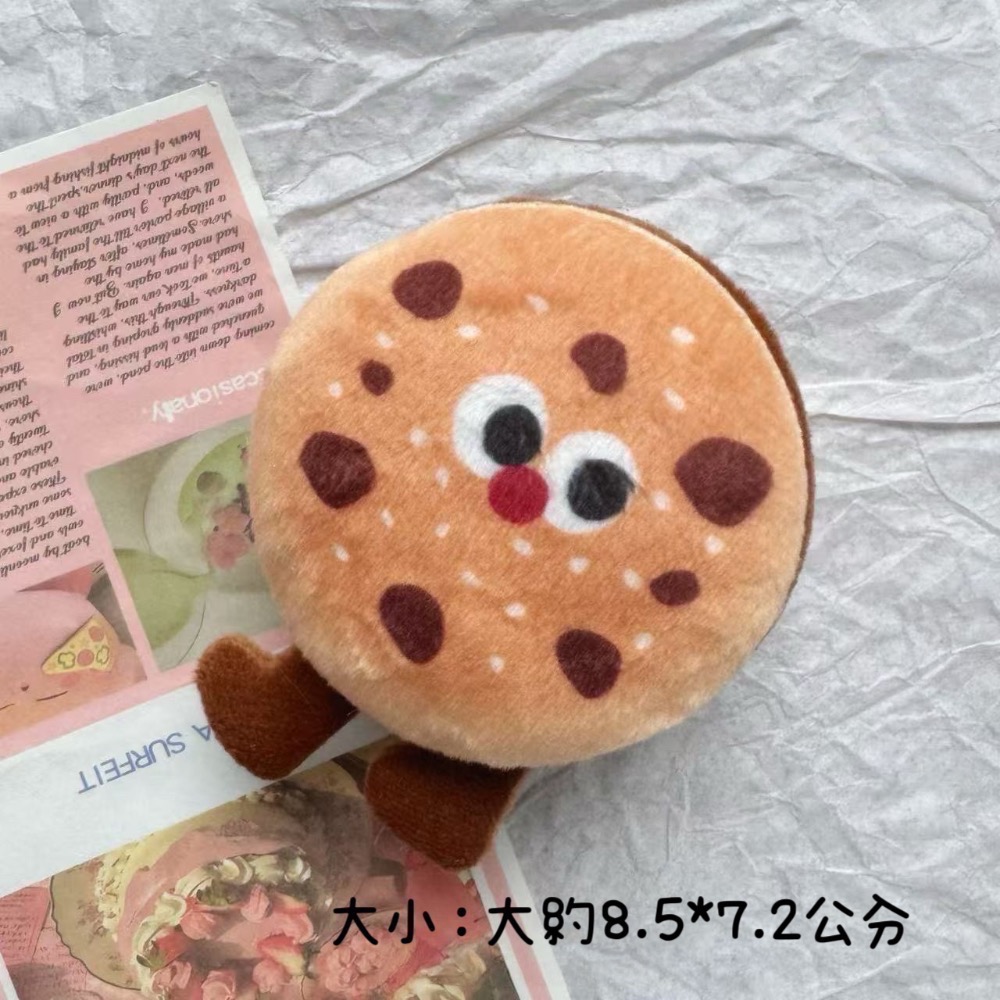 𝓨𝓪𝓷𝓰𝓑𝓲🕊️可愛趣味食物系列髮夾 文件夾 馬尾夾 包子頭 曲奇餅乾 三明治 奶茶 蛋糕 薯條V391-規格圖11