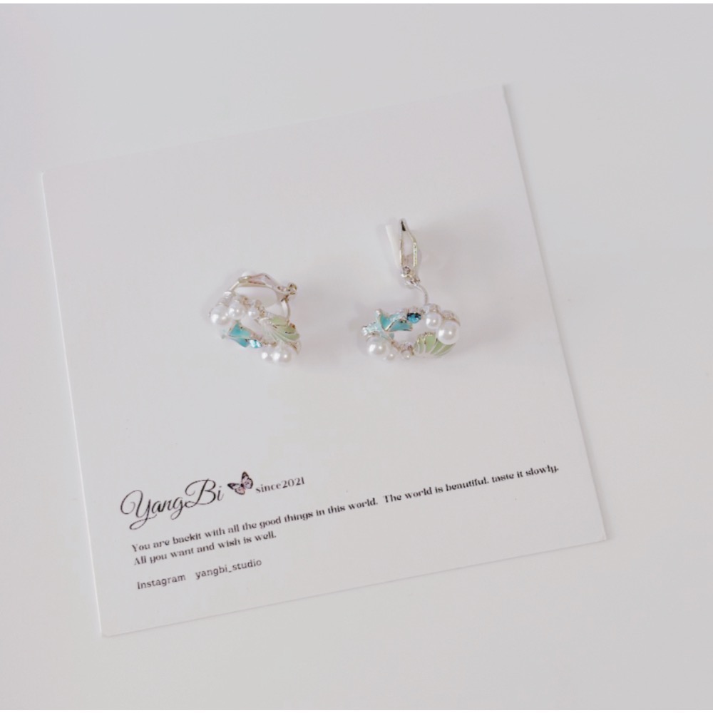 𝓨𝓪𝓷𝓰𝓑𝓲🕊️耳夾耳針都有｜夏日清新海星珍珠貝殼耳環｜度假風貝殼耳釘 Y822-規格圖7