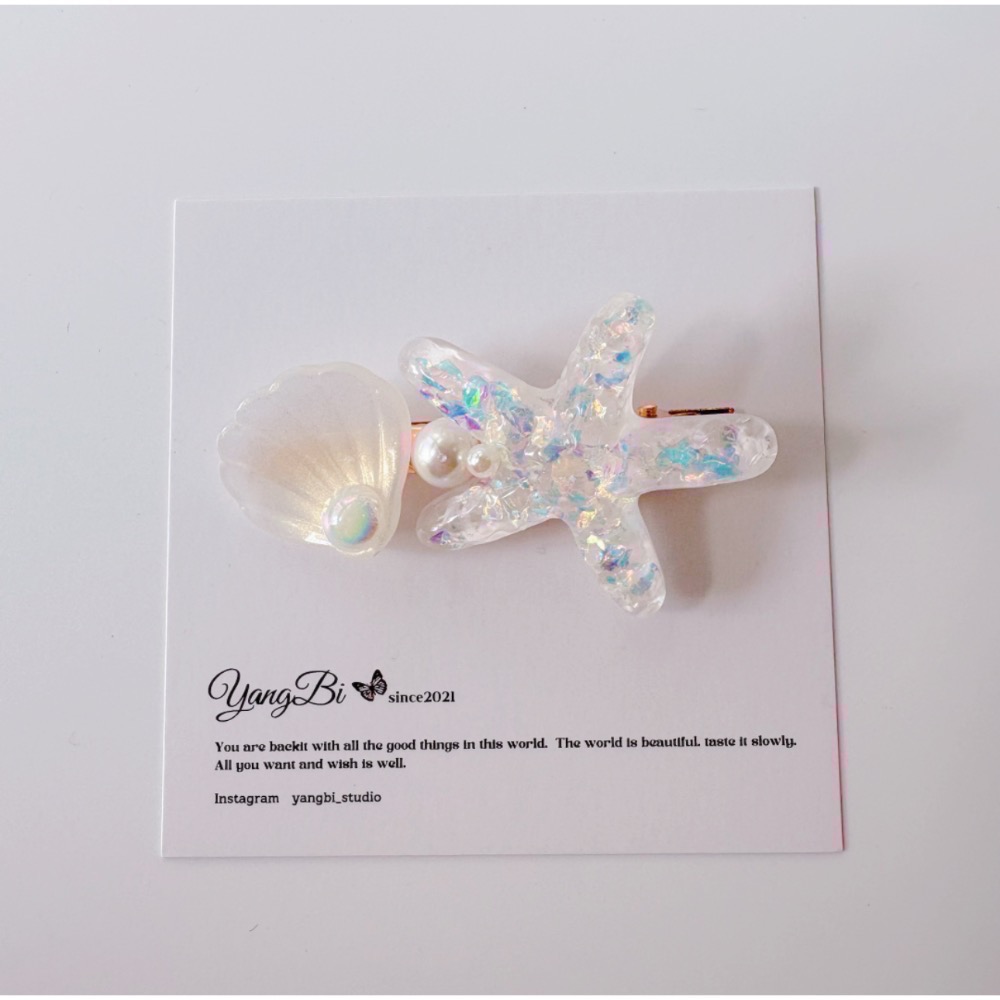 3、彎貝殼海星-白