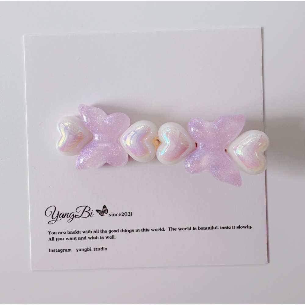 38 、愛心蝴蝶-紫