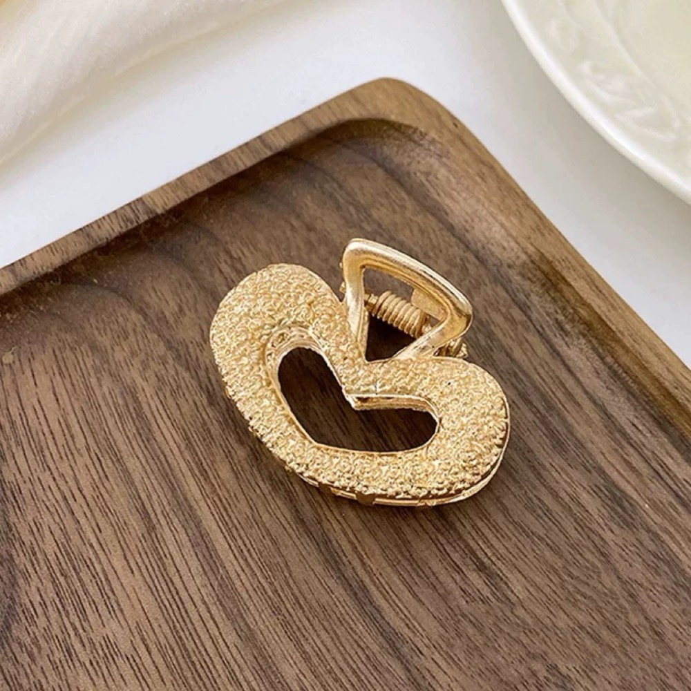 𝓨𝓪𝓷𝓰𝓑𝓲🕊️韓版【中小號鯊魚夾】【金色磨砂優雅鯊魚夾】公主頭夾 頂夾 瀏海夾 V406-規格圖9