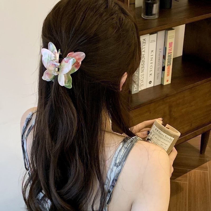 𝓨𝓪𝓷𝓰𝓑𝓲🕊️【實品好美】【超仙氣立體雙層蝴蝶結鯊魚夾】抓夾 V411-細節圖3